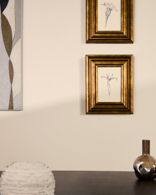 Tableau Yalira illustration botanique 33 x 41 cm