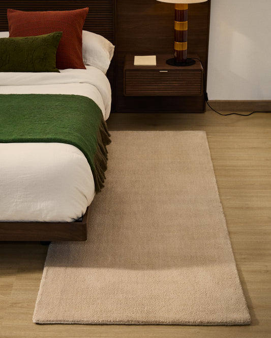 Tapis de couloir Empuries beige 80 x 200 cm