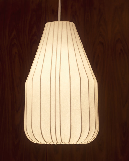 Plafonnier Somar en fibres synthétiques et tiges d’acier Ø 30 cm