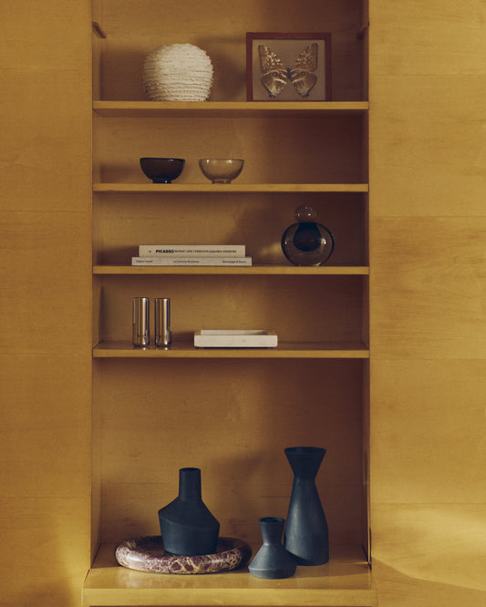 Plateau Lenorel en marbre grenat 30 x 23 cm