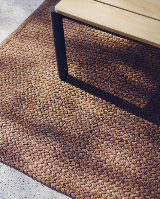 Tapis Despas en fibres synthétiques terracotta 160 x 230 cm