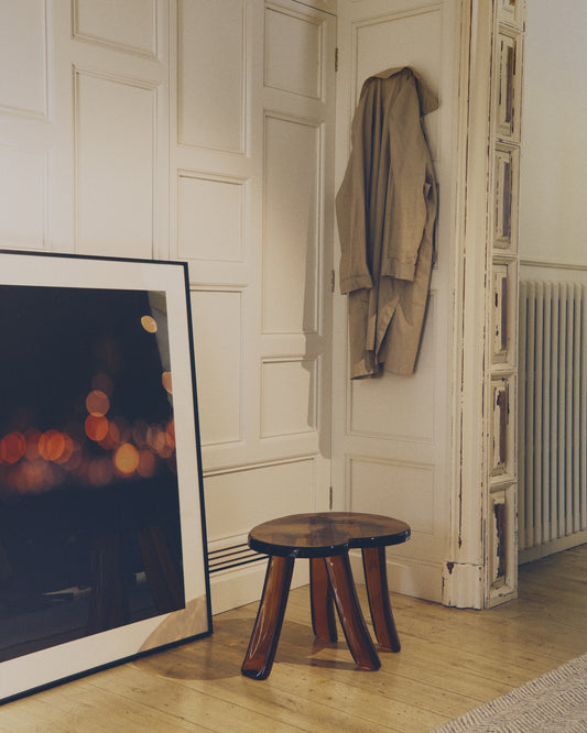 Tableau Zavira photographie des lumières de Barcelone 80 x 100 cm