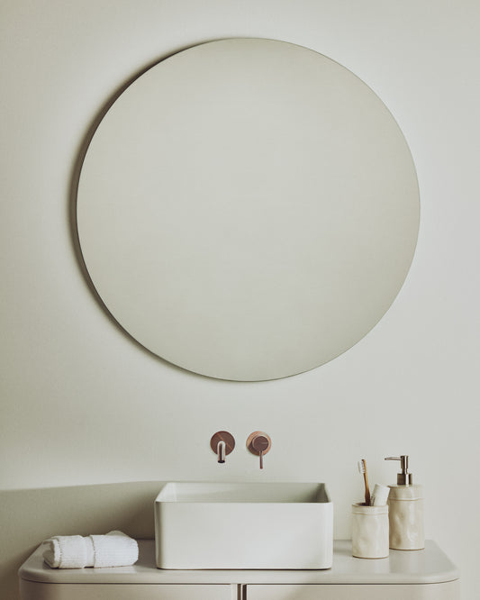 Miroir rond Donia pour salle de bains Ø 80 cm