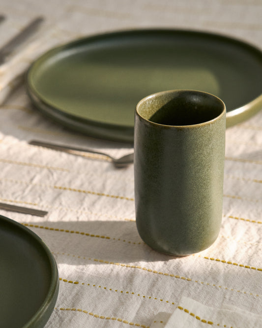 Tasse Uilo en céramique verte