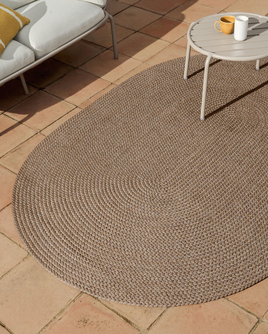 Tapis Despas en fibres synthétiques beige 200 x 300 cm