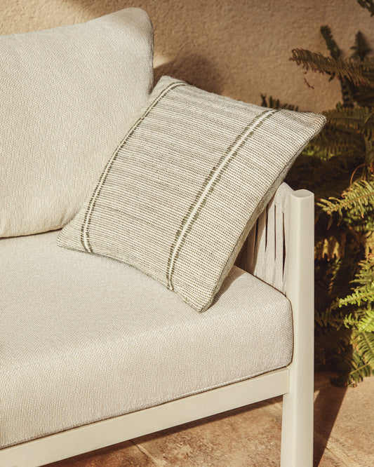 Housse de coussin Drati 100 % PET vert 45 x 45 cm