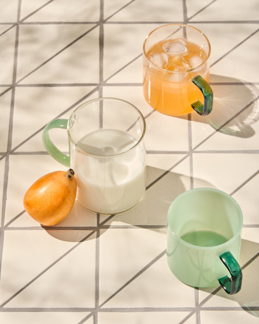 Tasse en verre Micla verte