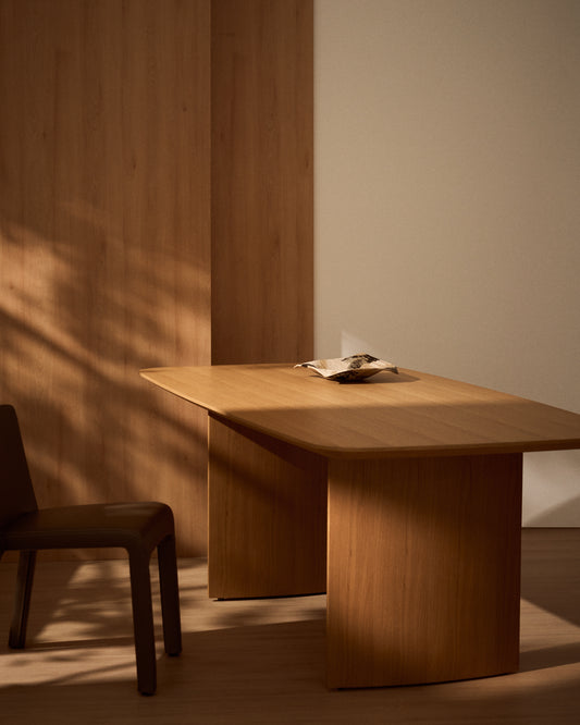 Table Litto en placage de chêne 200 x 100 cm