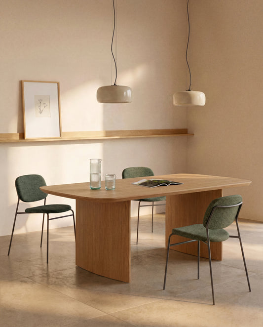Table Litto en placage de chêne 240 x 100 cm