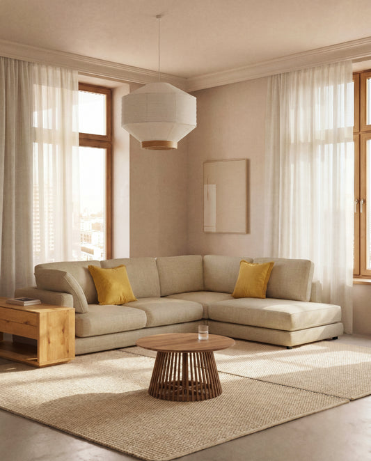 Jeanette Ø 80 cm natural coffee table