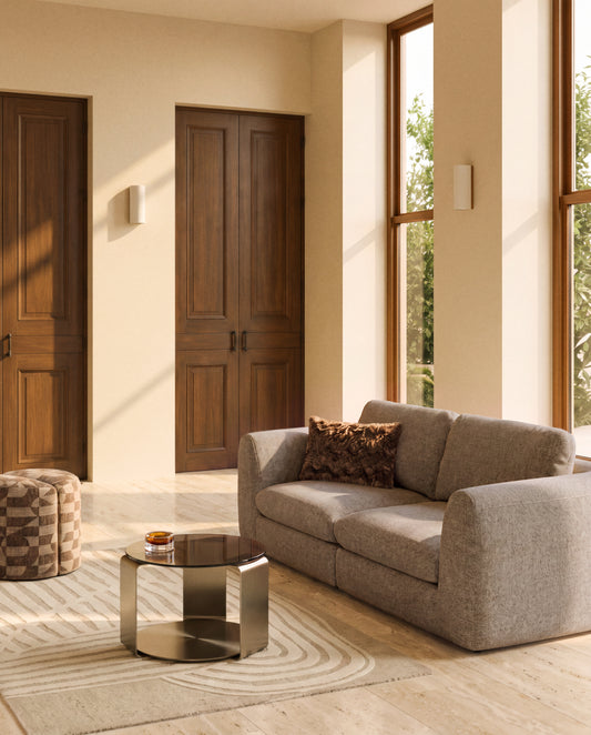 Vera light brown 3-seater sofa 230 cm FSC Mix Credit