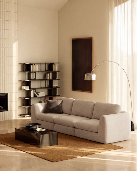 Vera beige 4-seater sofa 320 cm FSC Mix Credit
