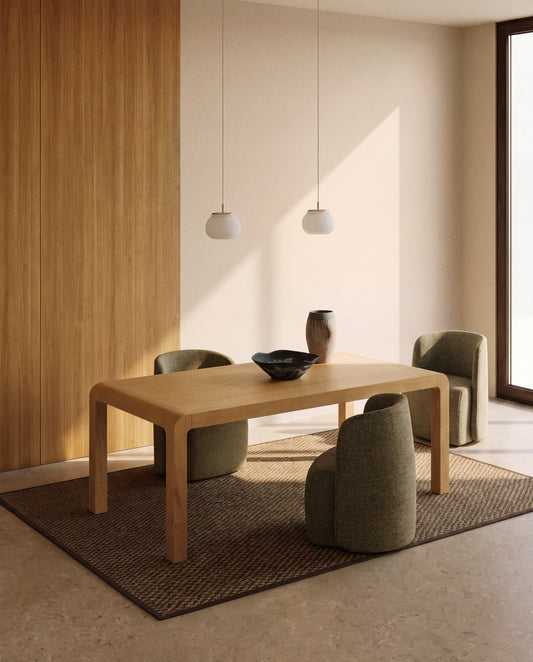 Luminaire de plafond LED Leruna en verre dépoli et métal avec finition galvanisée Ø 20 cm