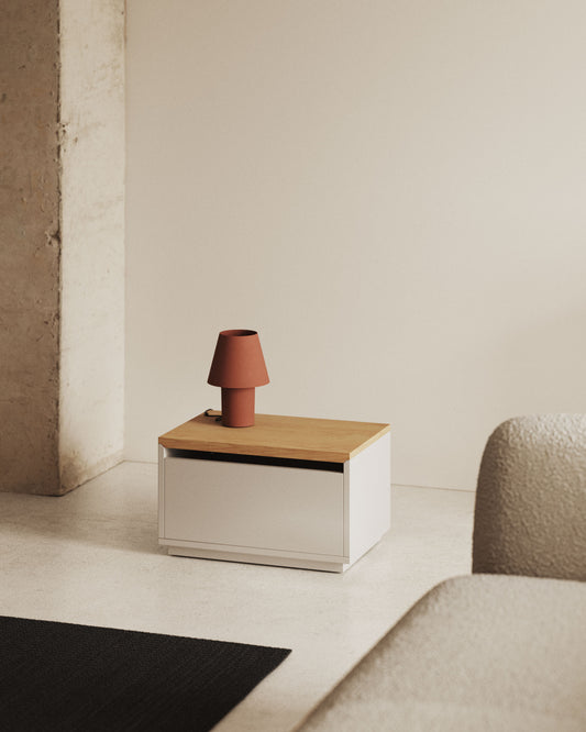 Étagère Abilen en placage de chêne 60 x 40 cm FSC 100%