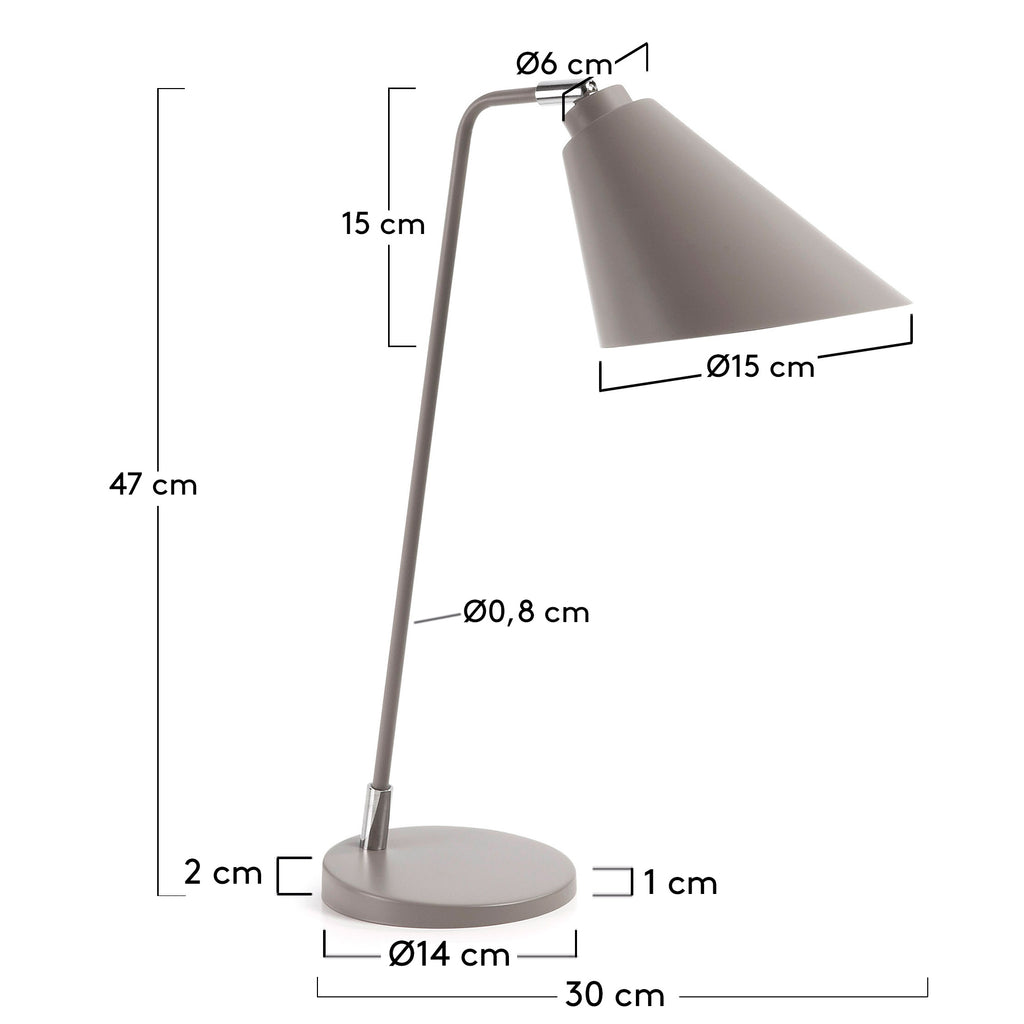 Lampe de table Tipir gris