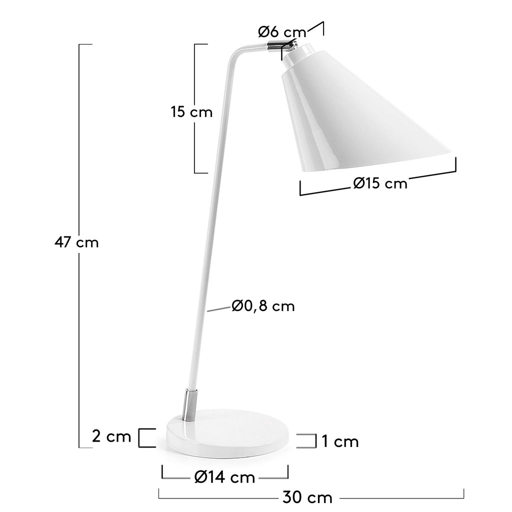 Lampe de table Tipir blanc