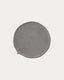 Galette de chaise ronde Rimca velours gris clair Ø 35 cm