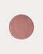 Galette de chaise ronde Rimca velours rose Ø 35 cm