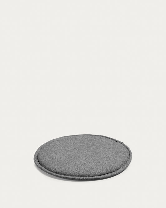 Coussin Silke gris foncé