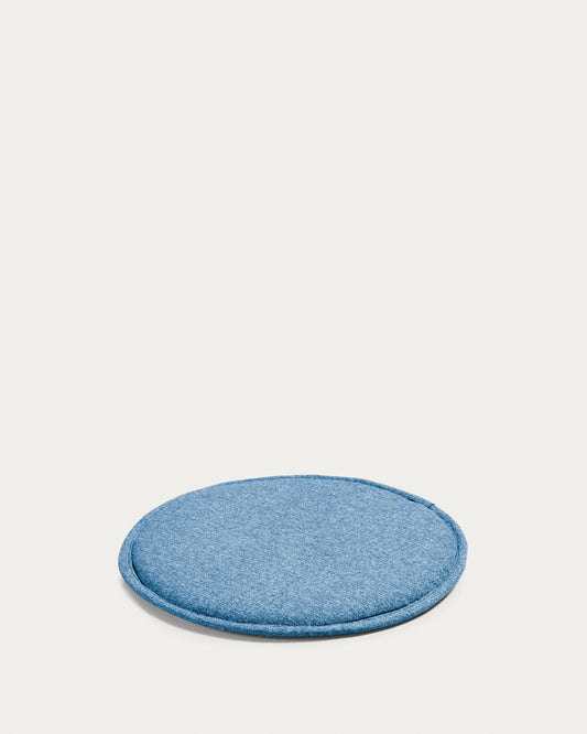Coussin Silke bleu foncé