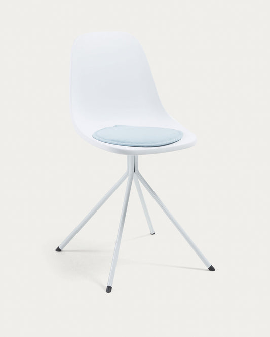 Coussin Silke bleu clair