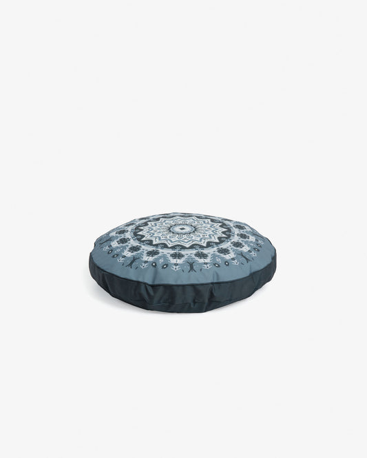Pouf Ashleen Ø 60 cm gris