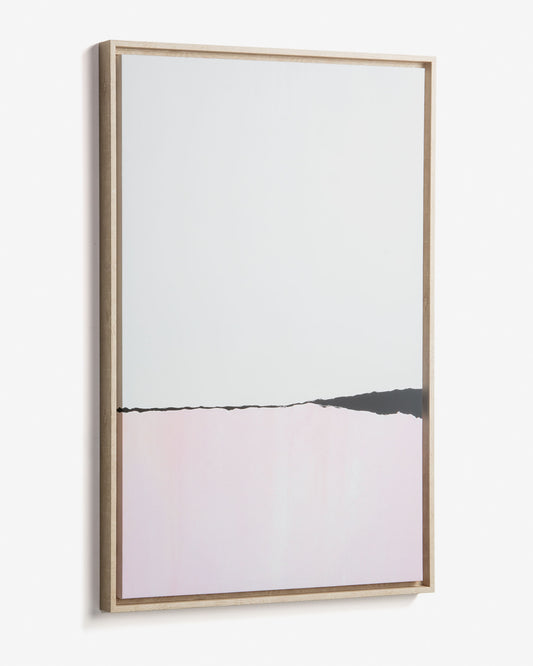 Tableau Wirgley 60 x 90 cm rose
