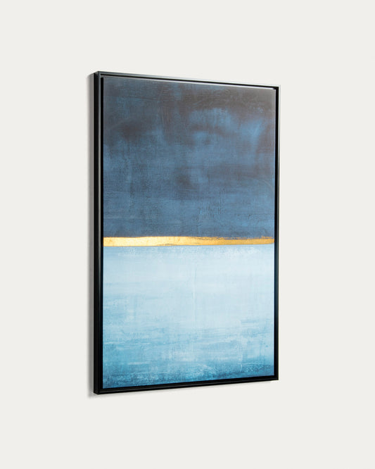 Tableau Wrigley 60 x 90 cm bleu