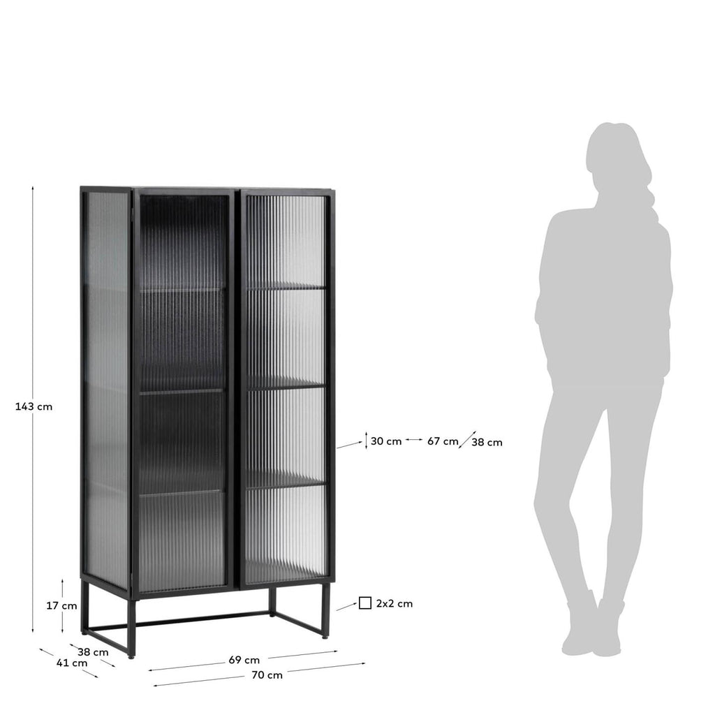Vitrine Trixie 70 x 143 cm