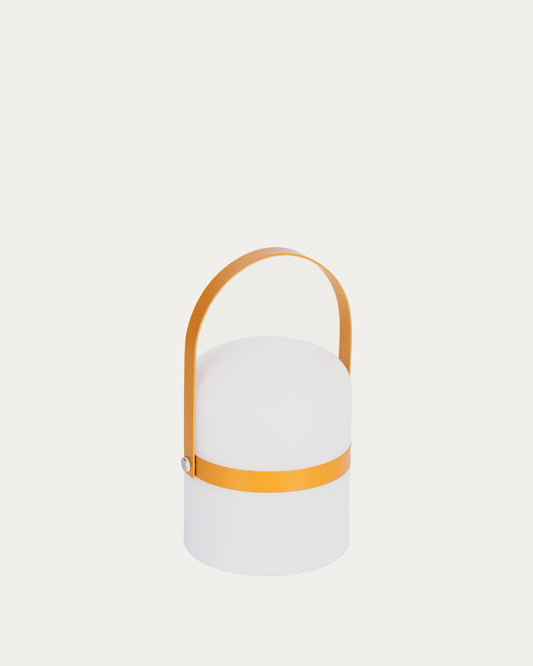 Lampe de table LED mini Ridley moutarde