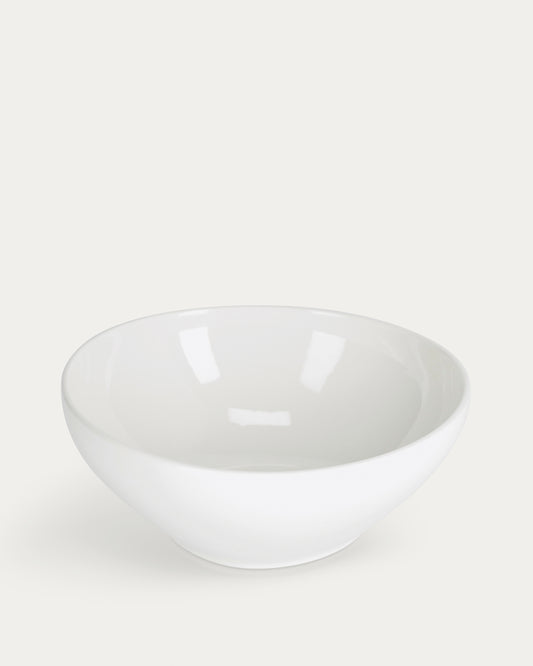 Bol rond grand Pahi porcelaine blanc