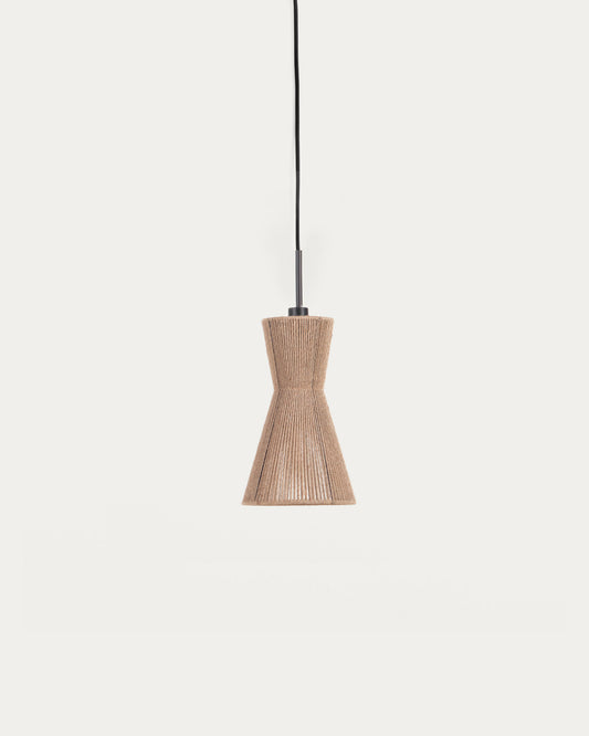 Abat-jour pour suspension Crista en jute finition naturelle Ø 24,5 cm