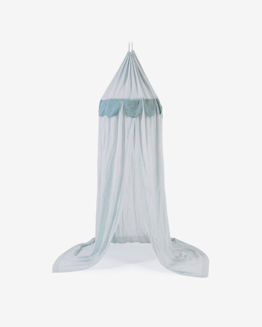 Ciel de lit enfant Carelene 100% coton bleu