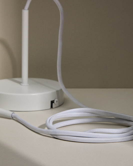 Monture pour suspension Fulvia en métal peint blanc 150 cm