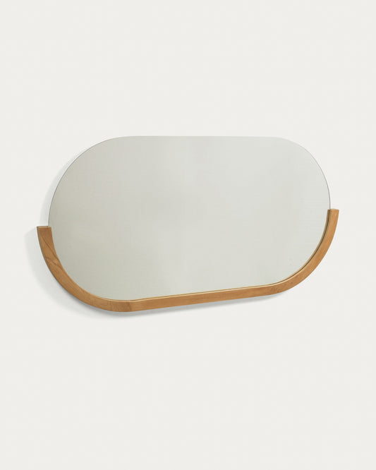 Miroir Rokia en teck 90 x 55 cm