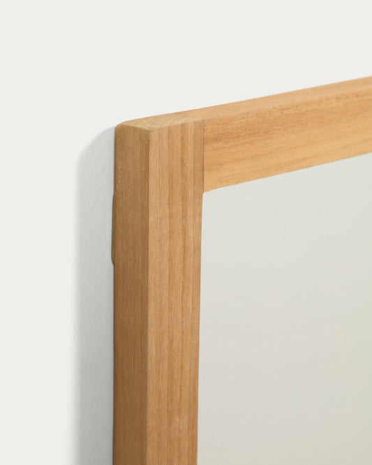 Miroir Taciana en bois de teck 100 x 70 cm