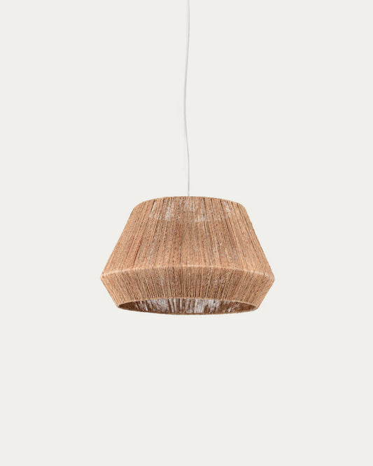 Abat-jour pour suspension Crismilda 100% jute finition naturelle Ø 50 cm