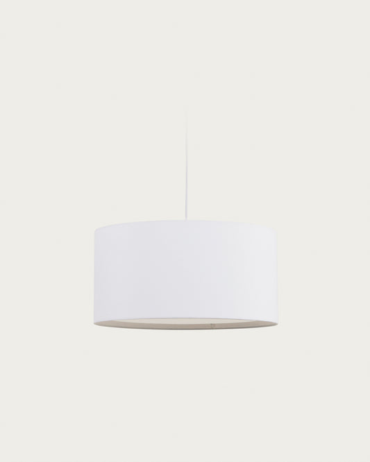 Abat-jour suspension Santana blanc avec diffuseur blanc Ø 40 cm