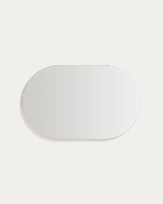 Miroir ovale Donia pour salle de bains 80 x 50 cm
