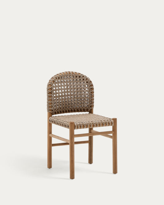 Chaise d’extérieur Tavira en bois de teck