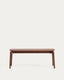 Evera bench in oak veneer with walnut finish 122cm