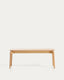 Evera bench in oak veneer with natural finish 122cm