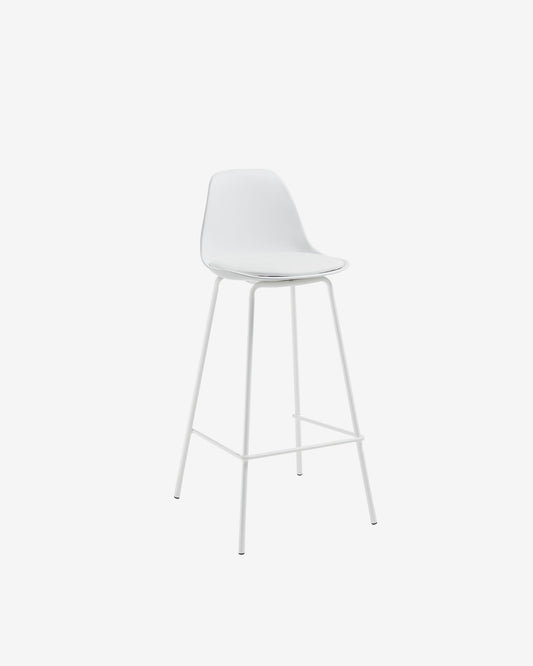 Tabouret Brighter blanc hauteur 75 cm
