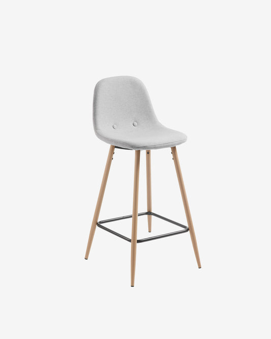Tabouret Nolite gris clair hauteur 65 cm