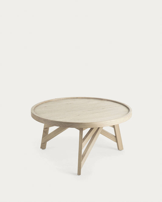Table basse Tenda en bois de Mindy Ø 81 cm