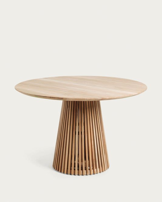 Table ronde Jeanette bois de teck Ø 120 cm
