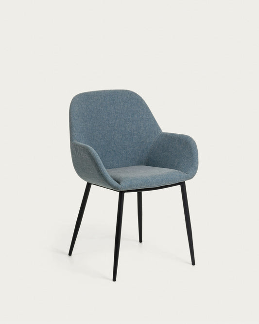 Chaise Konna bleu clair