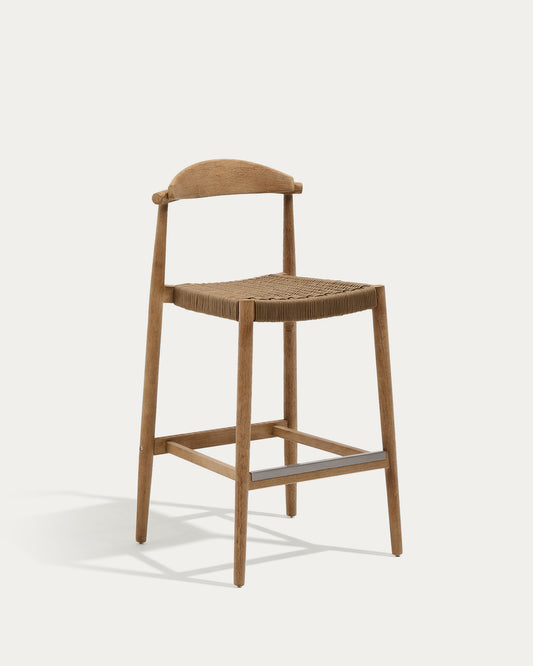 Tabouret Nina bois d'acacia hauteur 76 cm FSC 100%