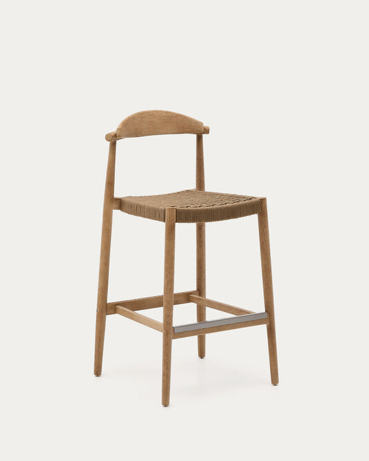 Tabouret Nina bois d'acacia hauteur 76 cm FSC 100%