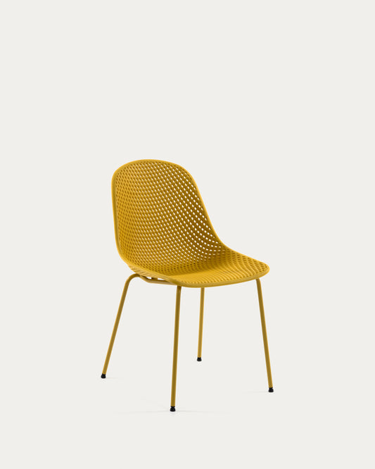 Chaise de jardin Quinby jaune